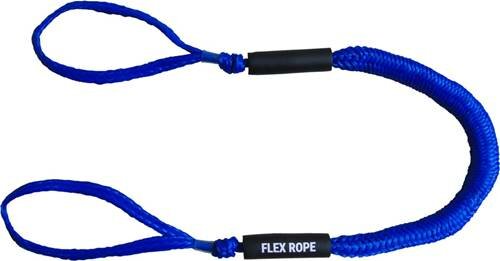 Flex Rope landvast / aanmeerlijn marine-blauw Set van 2 stuks