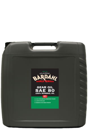 Bardahl Classic versnellingsbakolie SAE80 GL2 20ltr