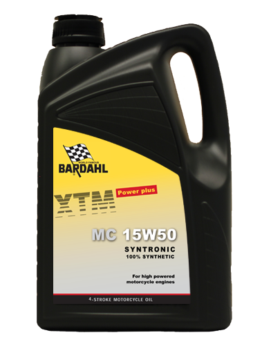 Bardahl XTM 4-takt 15W50 100% synthetische olie 5Ltr
