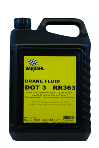 Bardahl Brake Fluid DOT 3. 5 liter
