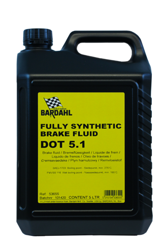 Bardahl Brake Fluid DOT 5.1 Fully Synthetic 5 liter