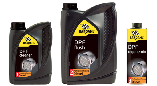 Bardahl FAB roetfilter reiniging vloeistof set