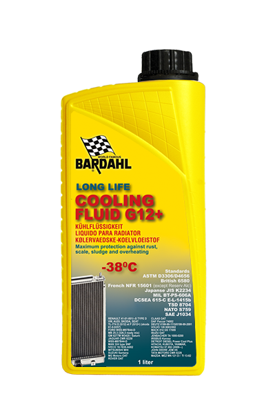 Bardahl Cooling Fluid G12+ -38&deg;C 1 liter