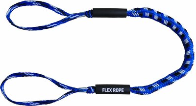 Flex Rope landvast / aanmeerlijn Wit/blauw
