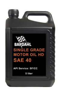 Bardahl Single Grade HD 40 5Liter