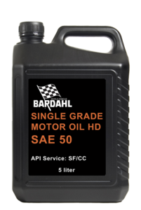 Bardahl Single Grade HD 50 5Liter