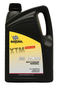 Bardahl XTM 4-takt 20W50 Multigrade 5 liter